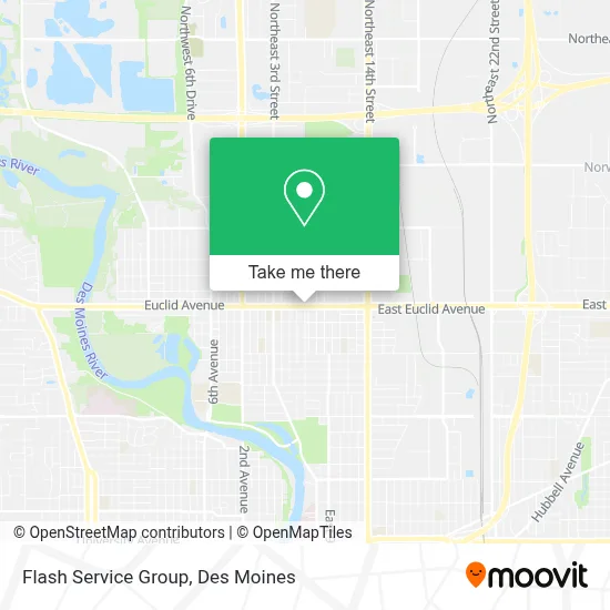 Flash Service Group map