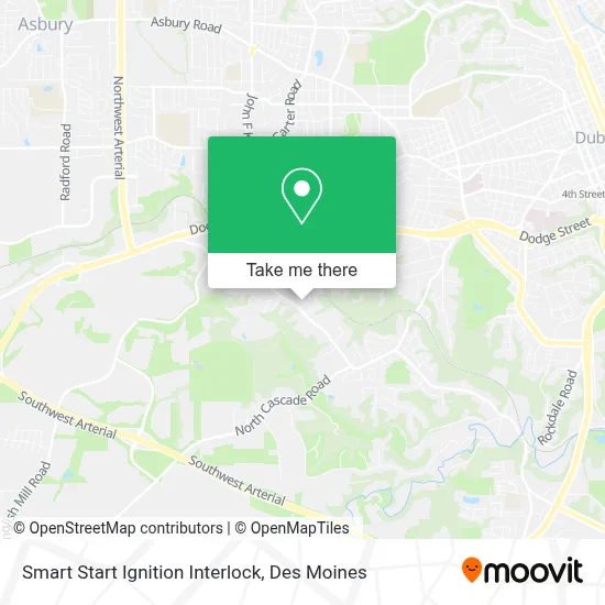 Smart Start Ignition Interlock map