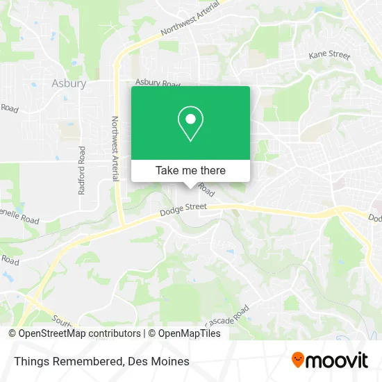 Things Remembered map