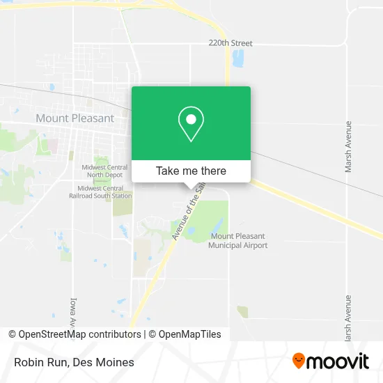Robin Run map