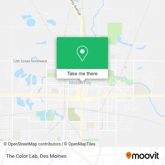 The Color Lab map