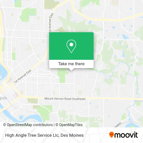 High Angle Tree Service Llc map