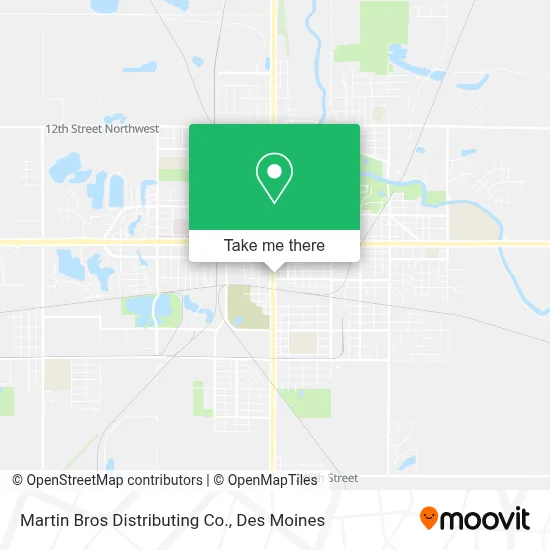 Martin Bros Distributing Co. map