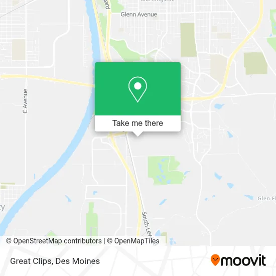 Great Clips map