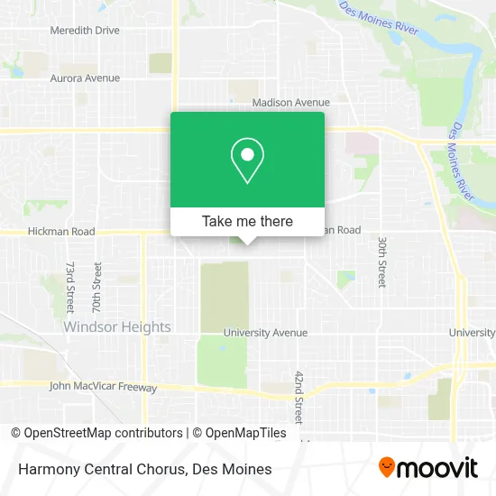 Harmony Central Chorus map