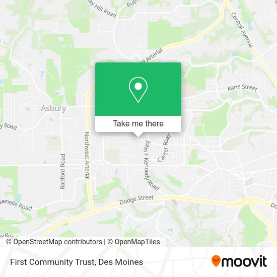 First Community Trust map
