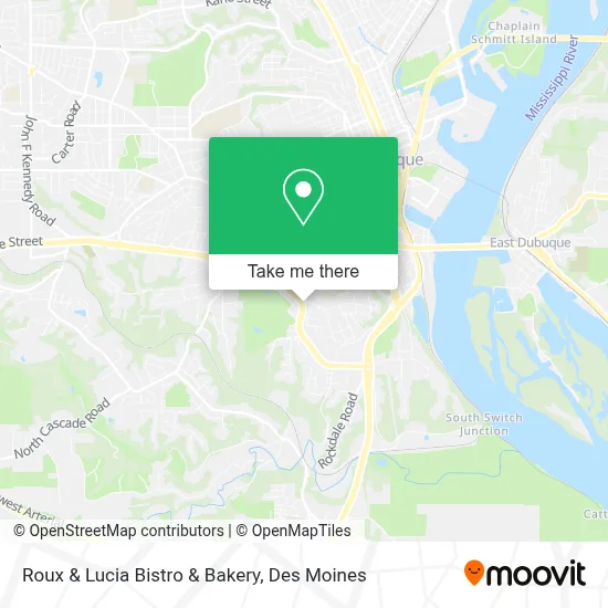 Roux & Lucia Bistro & Bakery map
