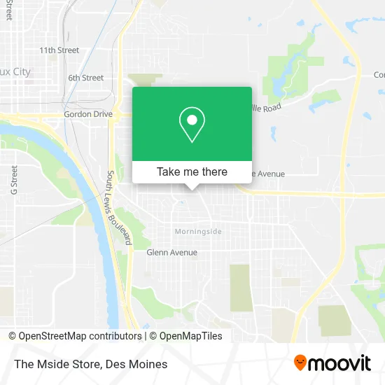 The Mside Store map
