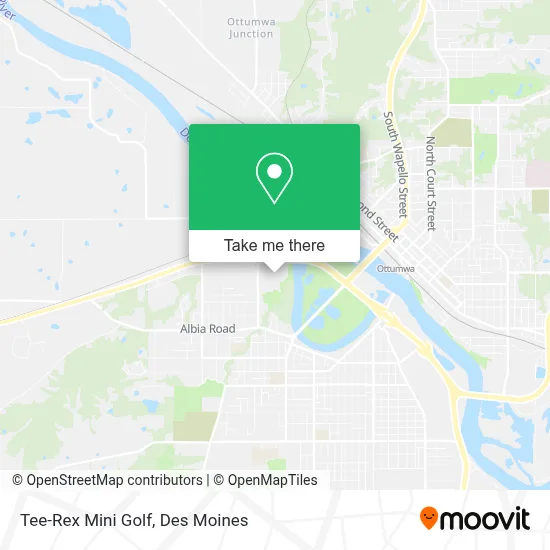 Tee-Rex Mini Golf map