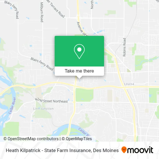 Heath Kilpatrick - State Farm Insurance map