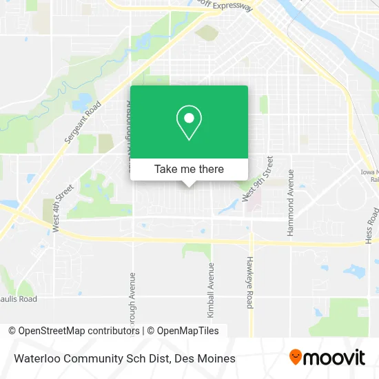 Waterloo Community Sch Dist map