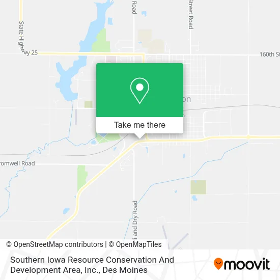 Southern Iowa Resource Conservation And Development Area, Inc. map
