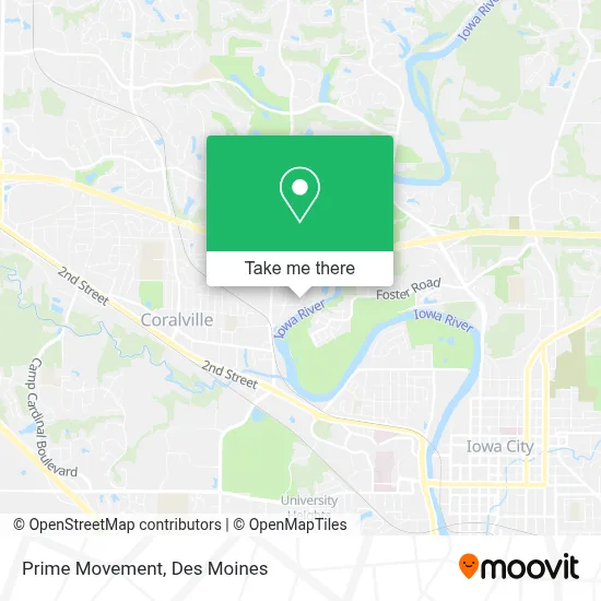 Prime Movement map
