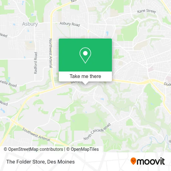 The Folder Store map