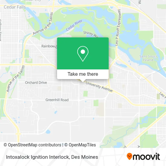 Intoxalock Ignition Interlock map
