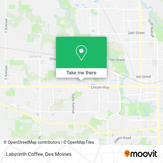 Labyrinth Coffee map
