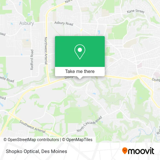 Shopko Optical map