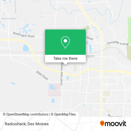 Radioshack map