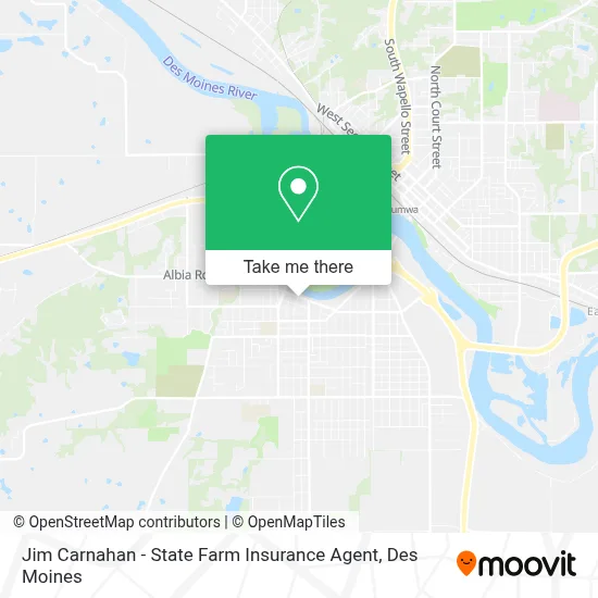 Jim Carnahan - State Farm Insurance Agent map
