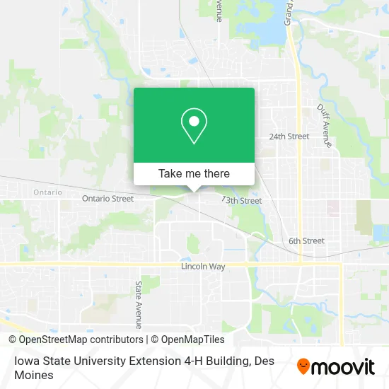 Iowa State University Extension 4-H Building map