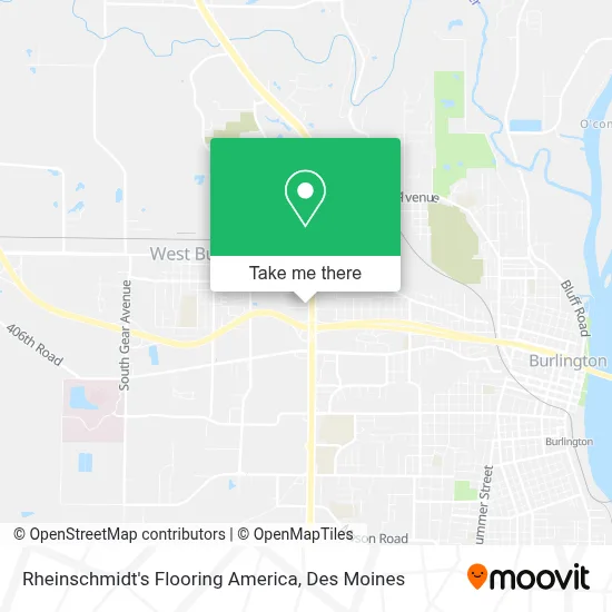 Rheinschmidt's Flooring America map