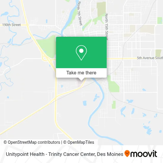 Unitypoint Health - Trinity Cancer Center map