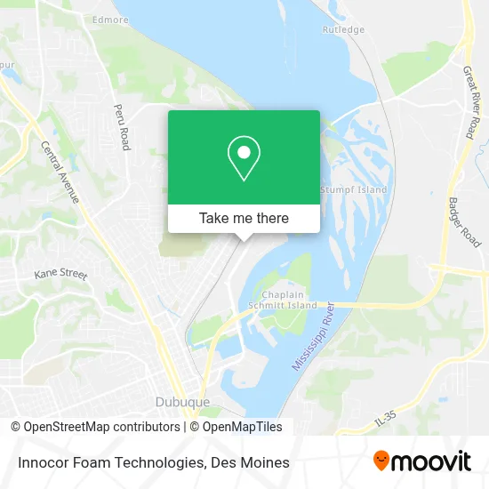 Innocor Foam Technologies map