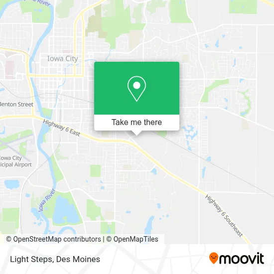 Light Steps map