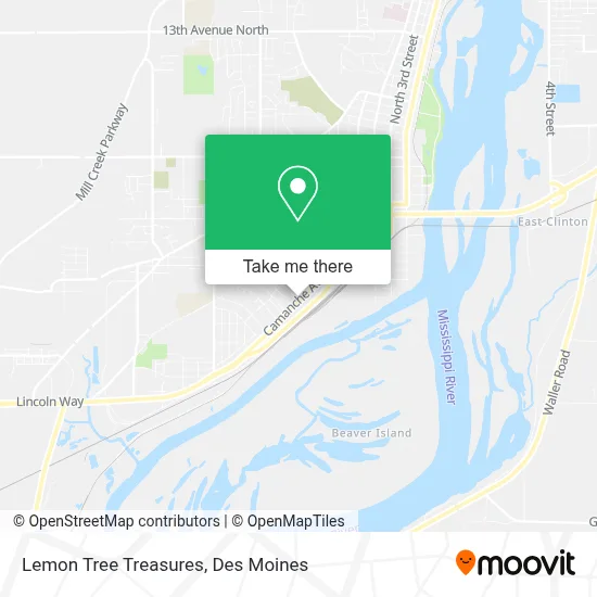 Lemon Tree Treasures map