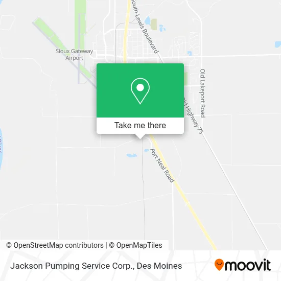 Jackson Pumping Service Corp. map