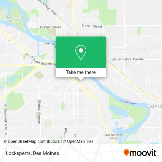Locksperts map
