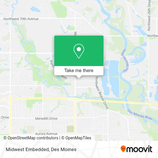 Midwest Embedded map