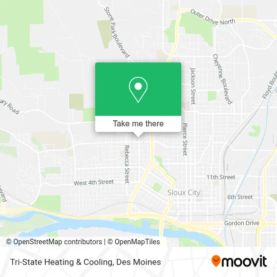 Tri-State Heating & Cooling map
