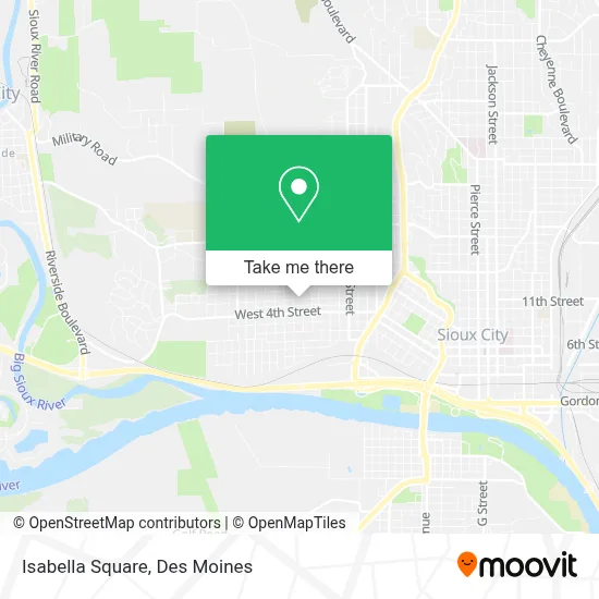 Isabella Square map