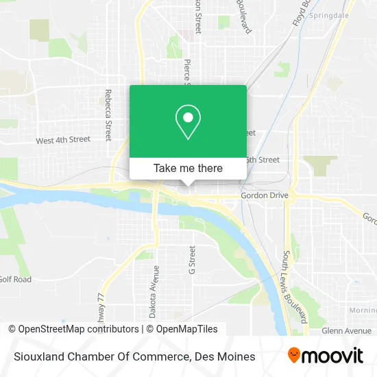 Siouxland Chamber Of Commerce map
