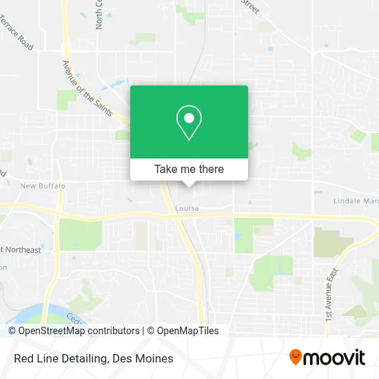 Red Line Detailing map