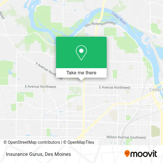 Insurance Gurus map