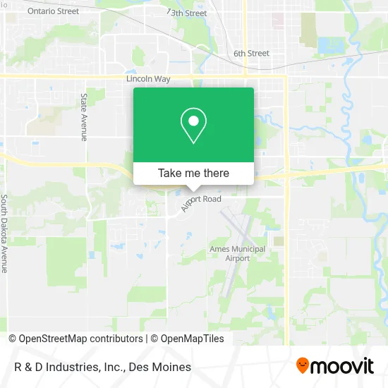 R & D Industries, Inc. map
