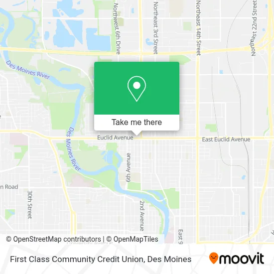 First Class Community Credit Union map