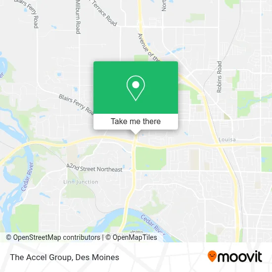 The Accel Group map