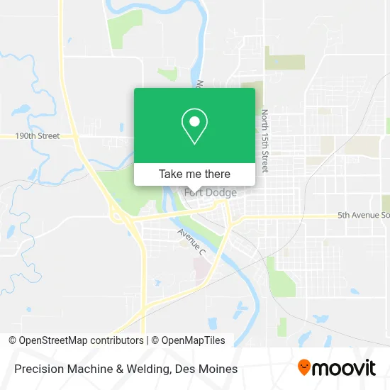 Precision Machine & Welding map
