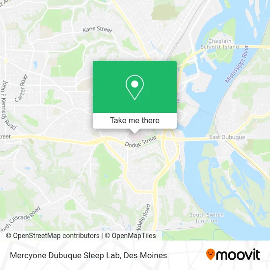 Mercyone Dubuque Sleep Lab map