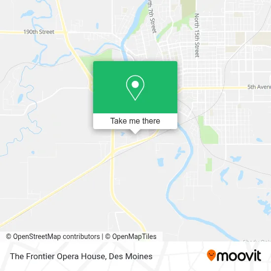 The Frontier Opera House map