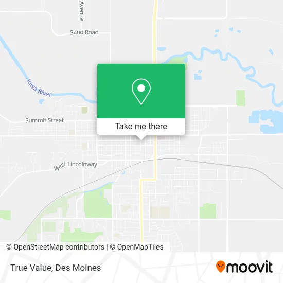 True Value map