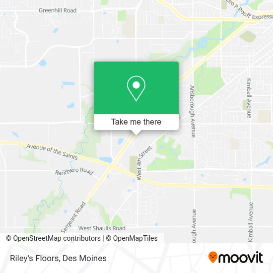 Riley's Floors map
