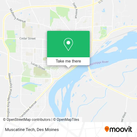 Muscatine Tech map