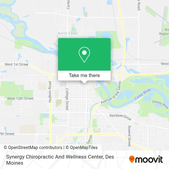 Synergy Chiropractic And Wellness Center map