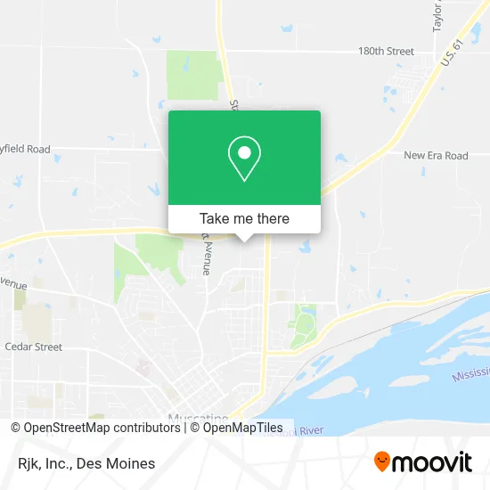 Rjk, Inc. map