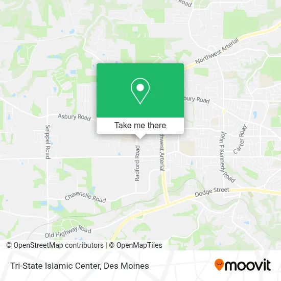 Tri-State Islamic Center map