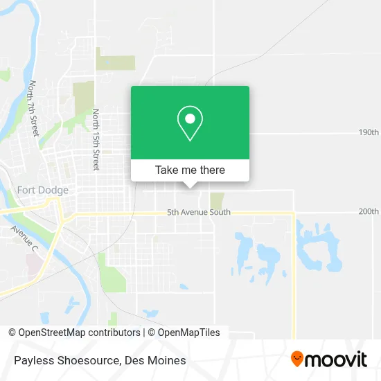 Payless Shoesource map